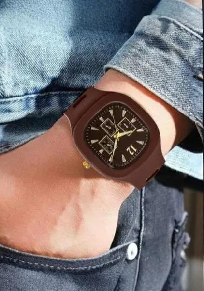Men’s Black Plastic Analog watch Light Weight casual wear