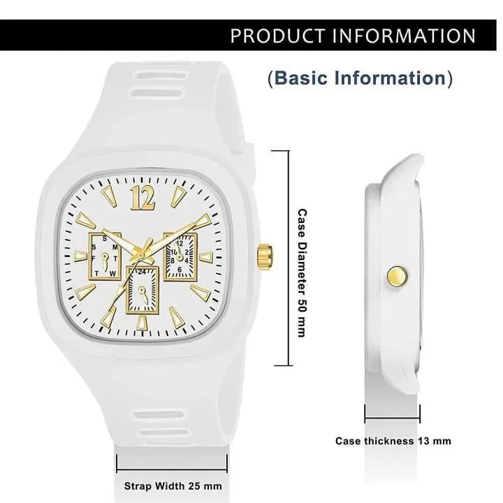 Men’s Black Plastic Analog watch Light Weight casual wear