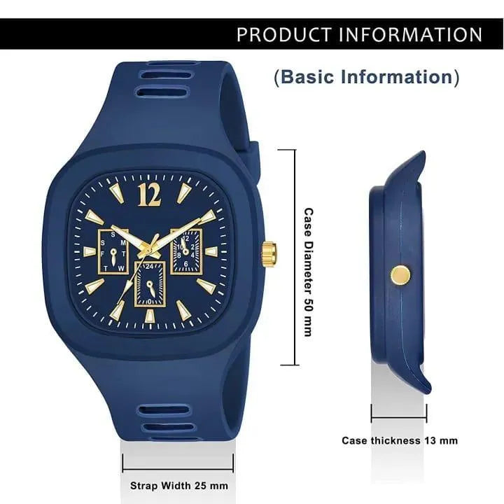 Men’s Black Plastic Analog watch Light Weight casual wear